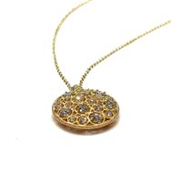 Collana Dalla Bona Donna Fiorentino in Oro giallo Diamante 1.00 Ct MED MICROGRANA DBM CT 1.00 - MED MICROGRANA DBM CT 1.00